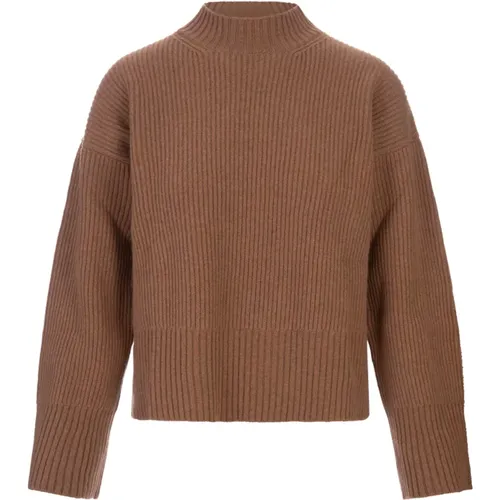 Cashmere Antonia Pullover in Toffee , female, Sizes: M, S, L - Fedeli - Modalova