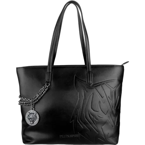 Elegante Shopper mit dekorativer Kette - Plein Sport - Modalova