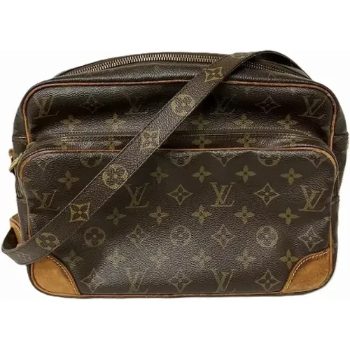 Pre-owned Canvas schultertasche , Damen, Größe: ONE Size - Louis Vuitton Vintage - Modalova