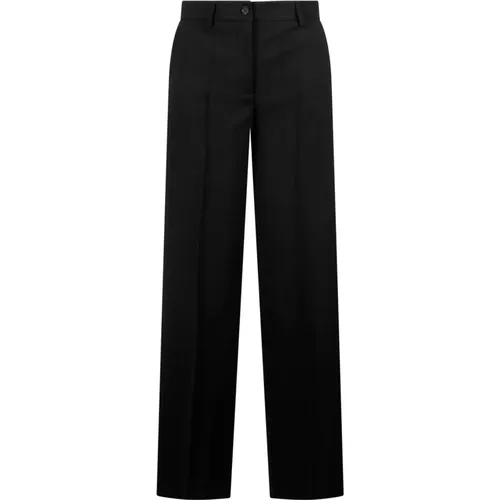 Stretch Wool Twill Trousers , female, Sizes: L, XS - P.a.r.o.s.h. - Modalova