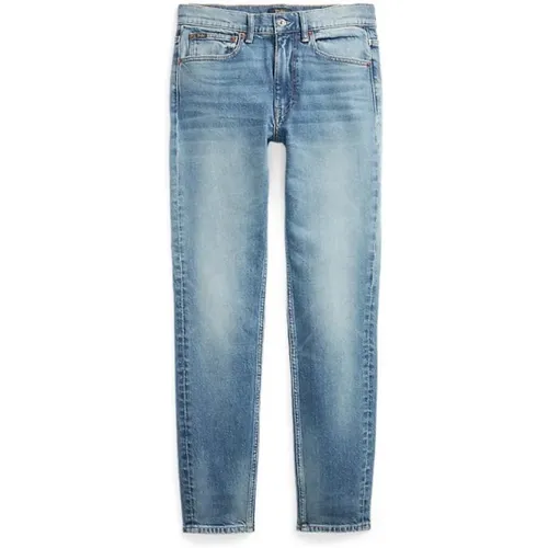 Blaue Skinny Knöchellange Jeans , Damen, Größe: W27 - Ralph Lauren - Modalova