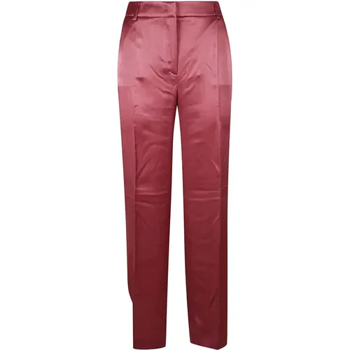 Rote Hose Pantalone , Damen, Größe: M - alberta ferretti - Modalova