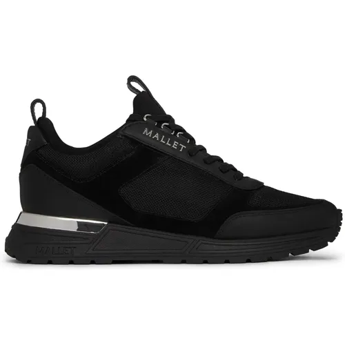 Lite Triple Schwarz Silber Sneakers - Mallet London - Modalova