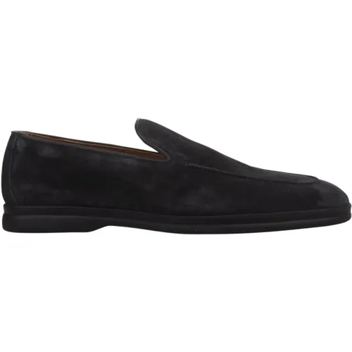 Suede Loafers Casual Style , male, Sizes: 10 UK, 9 UK, 8 UK, 7 1/2 UK, 7 UK - Doucal's - Modalova