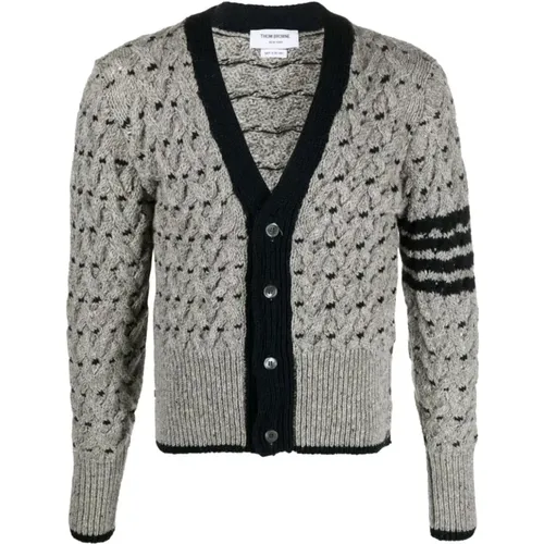 Chunky Cable Knit Sweater , male, Sizes: XL, L, M - Thom Browne - Modalova