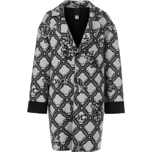 Reversible Coat with Print , female, Sizes: XL, L, 2XL, M - Marc Cain - Modalova