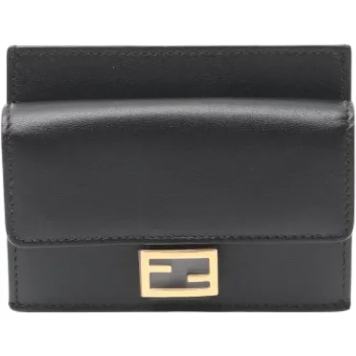 Pre-owned Leather wallets , female, Sizes: ONE SIZE - Fendi Vintage - Modalova