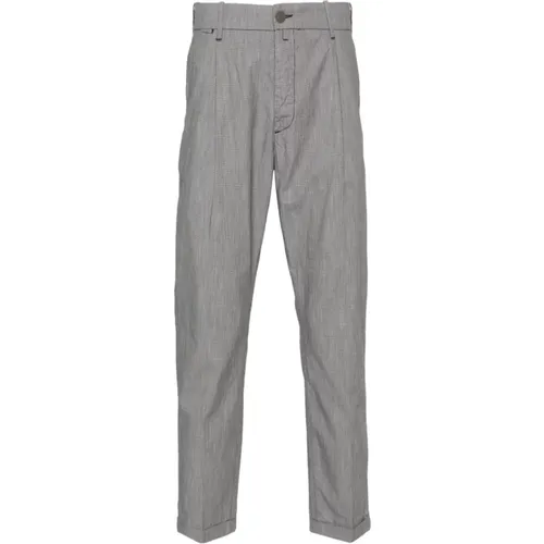 Cotton Blend Houndstooth Capri Pants , male, Sizes: W32, W31, W34, W30 - Jacob Cohën - Modalova
