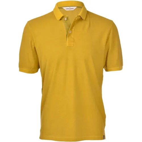 Tennis Short Sleeve Shirt , male, Sizes: 2XL, S, XL - Gran Sasso - Modalova