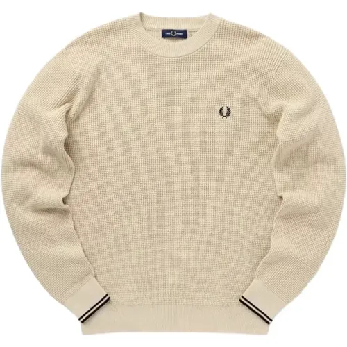 Crew Neck Sweaters , Herren, Größe: L - Fred Perry - Modalova