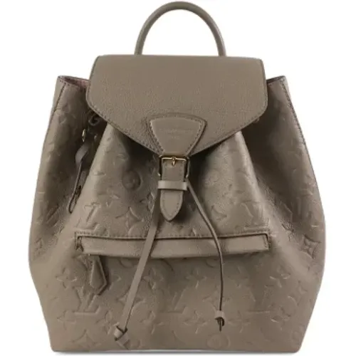 Pre-owned Leather backpacks , female, Sizes: ONE SIZE - Louis Vuitton Vintage - Modalova