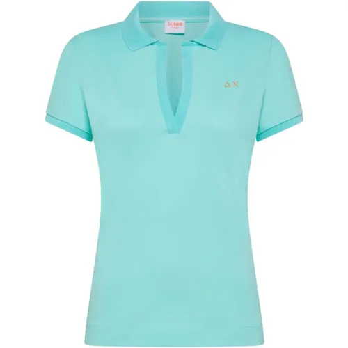 Polo Shirts , female, Sizes: M - Sun68 - Modalova