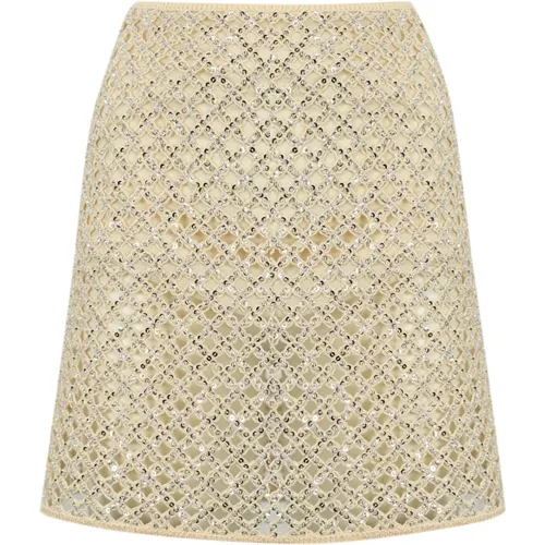 Embroidered Sequin Skirts , female, Sizes: 4XS - Twinset - Modalova