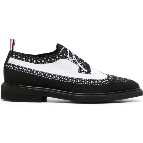 Weiße Trompe Loeil Loafers , Herren, Größe: 39 1/2 EU - Thom Browne - Modalova