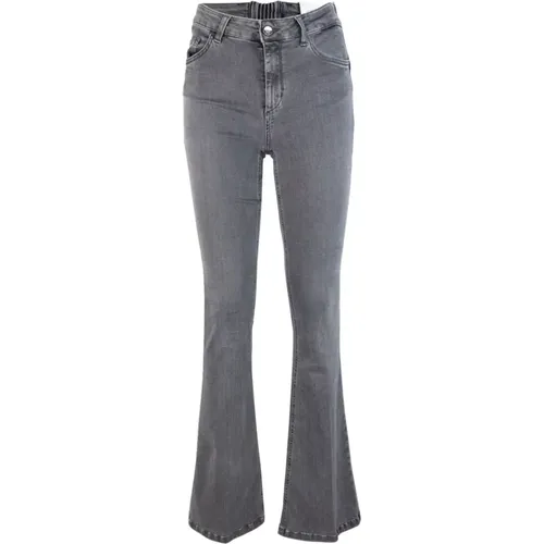 Flare Denim Jeans mit Stretch-Baumwolle , Damen, Größe: W31 - Liu Jo - Modalova