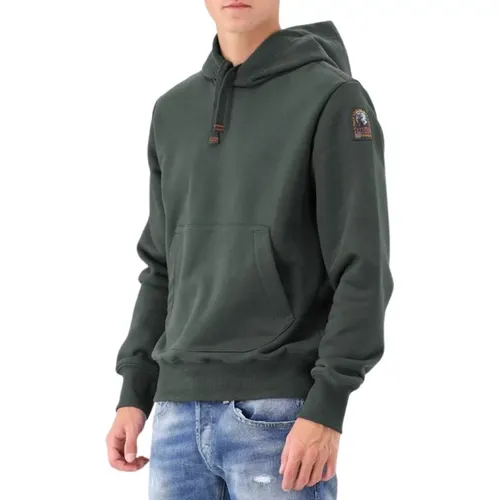 Grüner Everest Hoodie , Herren, Größe: 3XL - Parajumpers - Modalova