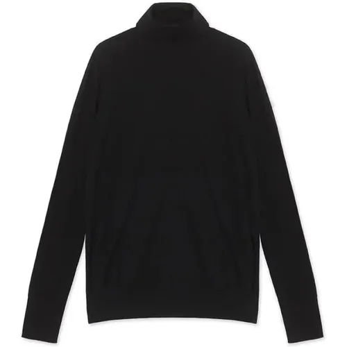 Schwarzer Rollkragenpullover , Damen, Größe: M - Graumann - Modalova