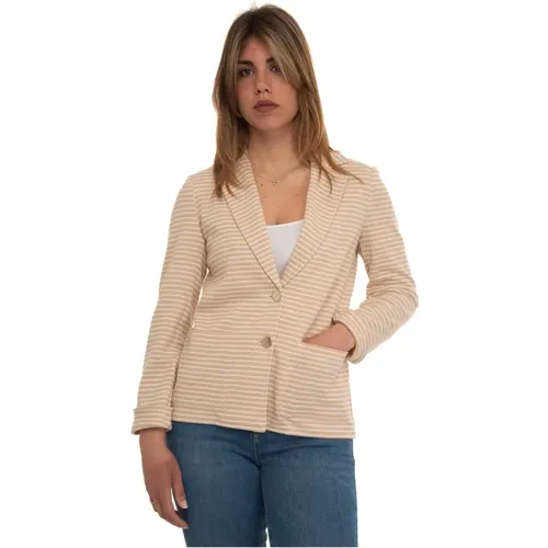 Piffero Jacket with 2 buttons , female, Sizes: S, XL - Pennyblack - Modalova