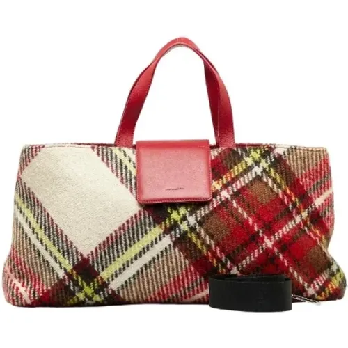 Pre-owned Wool handbags , female, Sizes: ONE SIZE - Burberry Vintage - Modalova