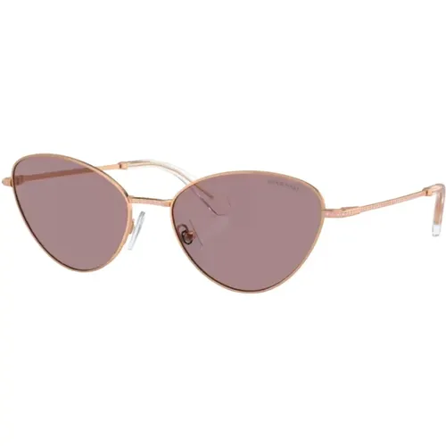 Rose Gold Violet Sunglasses,Silver/Dark Grey Sunglasses SK7020,Silver/Blue Sunglasses Sk7020 - Swarovski - Modalova