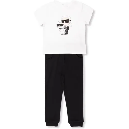 T-Shirt und Sweatpants Set - Karl Lagerfeld - Modalova
