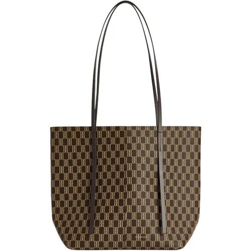 Monogramm-Print Schultertasche Abilsos Zubehör - By Malene Birger - Modalova