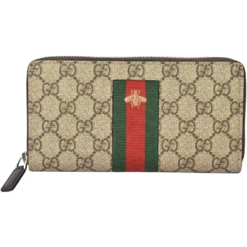 Pre-owned Canvas wallets , female, Sizes: ONE SIZE - Gucci Vintage - Modalova