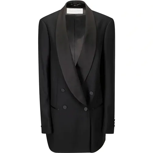 Elegante Tuxedo Jacket mit Satin Revers - Dries Van Noten - Modalova