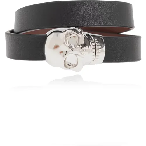 Lederarmband , Herren, Größe: S - alexander mcqueen - Modalova