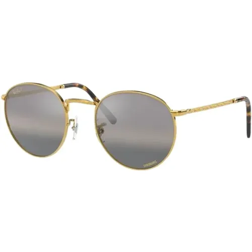 Gold Round Sunglasses Rb3637 , female, Sizes: 50 MM - Ray-Ban - Modalova