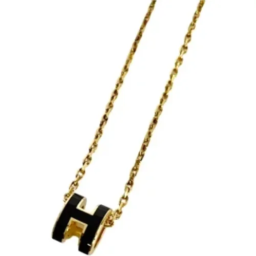 Pre-owned Metal necklaces , female, Sizes: ONE SIZE - Hermès Vintage - Modalova