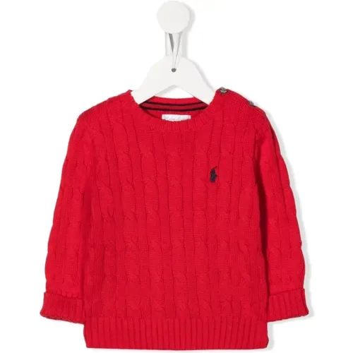 Roter Pullover mit Besticktem Pony - Ralph Lauren - Modalova