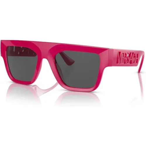 Sleek and versatile Sole sunglasses , male, Sizes: 53 MM - Versace - Modalova