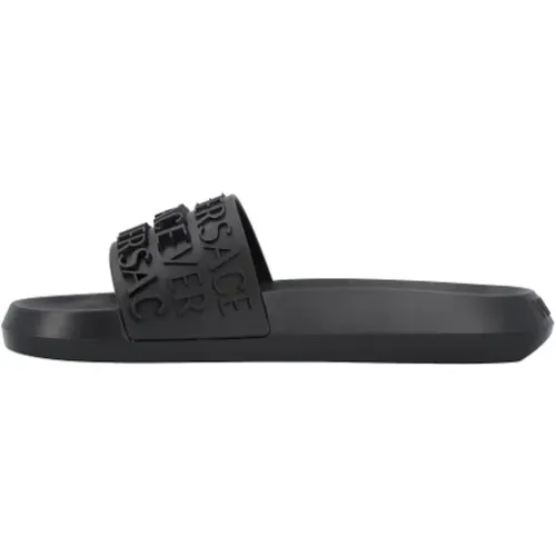 Rubber sandals , male, Sizes: 7 UK, 10 UK - Versace - Modalova