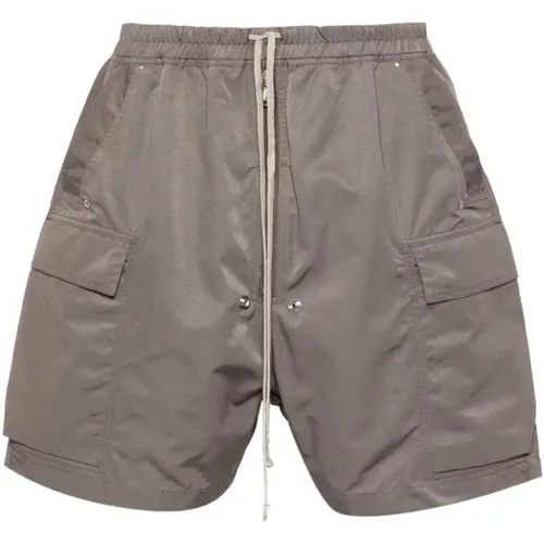 Casual knielange graue Shorts , Herren, Größe: L - Rick Owens - Modalova