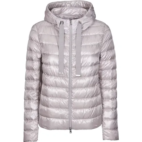 Coats Grey , female, Sizes: S, M, L - Herno - Modalova