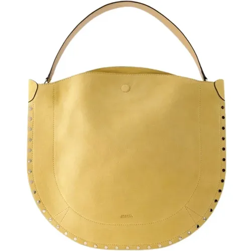 Leather Hobo Bag with Top Handle , female, Sizes: ONE SIZE - Isabel marant - Modalova