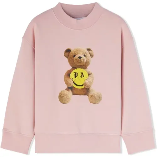 Smiley Bear Crewneck Sweatshirt - Palm Angels - Modalova