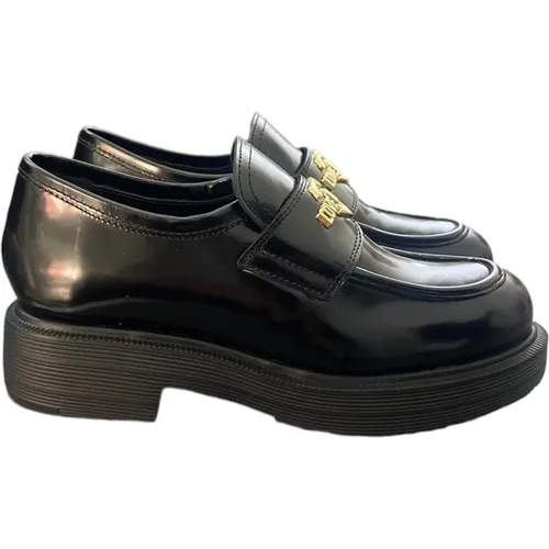 Wildleder-Loafer , Damen, Größe: 41 EU - Love Moschino - Modalova