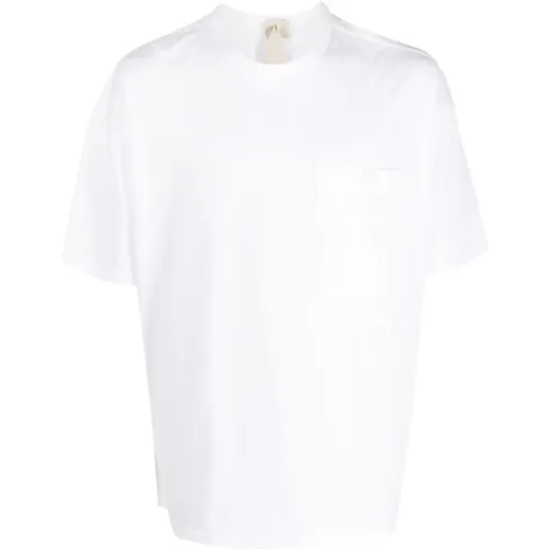 Cotton Pocket T-shirt , male, Sizes: S - Ten C - Modalova