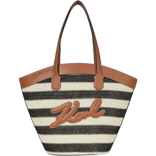 Stilvolle Signature Handtasche , Damen, Größe: ONE Size - Karl Lagerfeld - Modalova