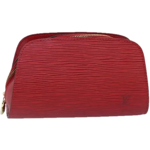 Pre-owned Leder clutches , Damen, Größe: ONE Size - Louis Vuitton Vintage - Modalova