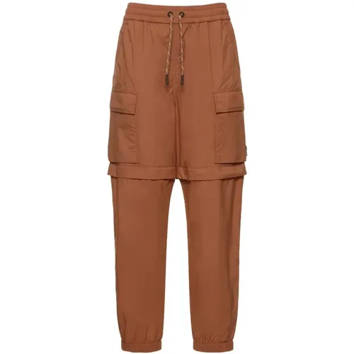 Grenoble Women's Cuffed Cargo Pants , male, Sizes: M, L - Moncler - Modalova