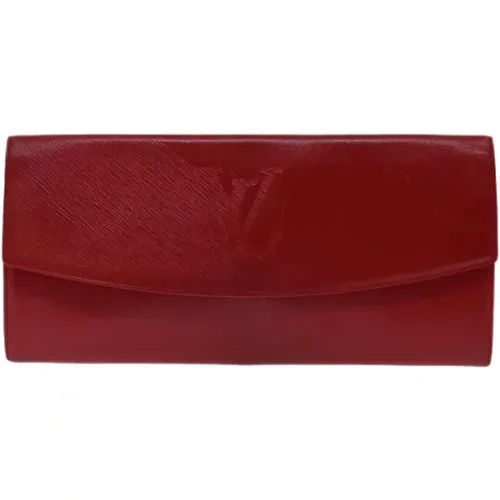 Pre-owned Leather clutches , female, Sizes: ONE SIZE - Louis Vuitton Vintage - Modalova