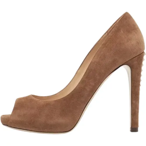 Pre-owned Suede heels , female, Sizes: 5 1/2 UK - Valentino Vintage - Modalova