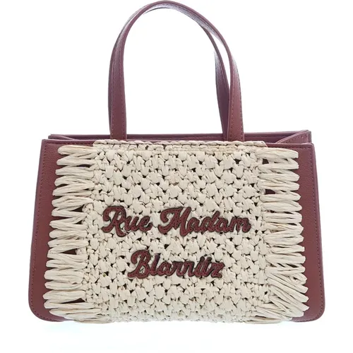 Cuoio Handtasche Ss24 Shopping Tasche , Damen, Größe: ONE Size - Rue Madam - Modalova