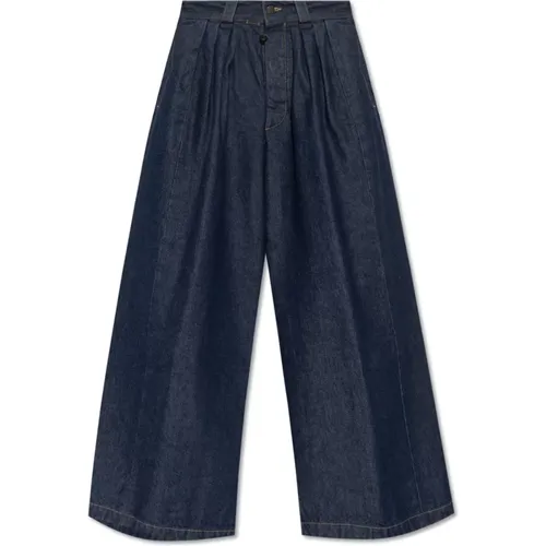 Wide leg jeans , female, Sizes: 2XS, XS, S - Maison Margiela - Modalova