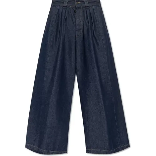 Wide leg jeans , female, Sizes: L - Maison Margiela - Modalova