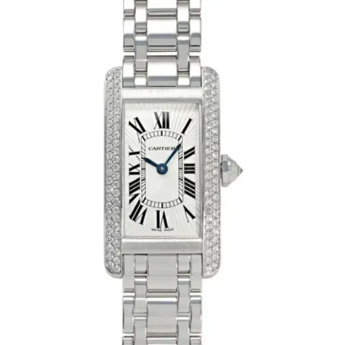 Pre-owned White Gold watches , female, Sizes: ONE SIZE - Cartier Vintage - Modalova