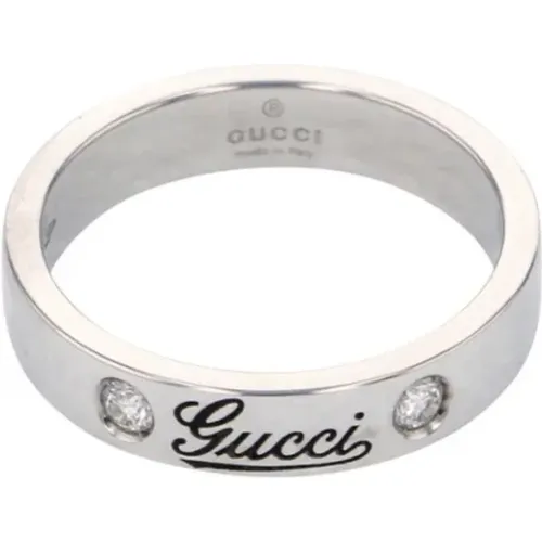 Gebrauchter Silber Weißgold Gucci Ring - Gucci Vintage - Modalova